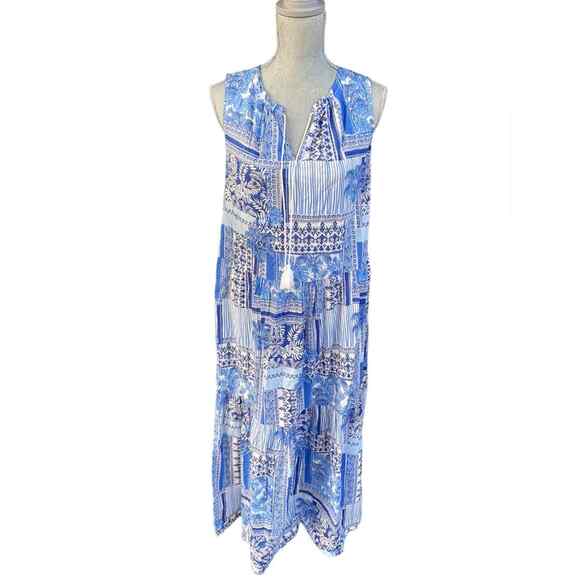 J. McLaughlin Christa Maxi Dress in Palm Park woman’s size XS NWT - Picture 2 of 11